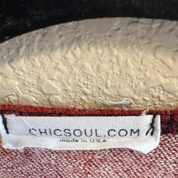 ⭐️LAST CHANCE⭐️ Chic Soul Plaid Open-Front Cardigan - Red and Black - Picture 2 of 7